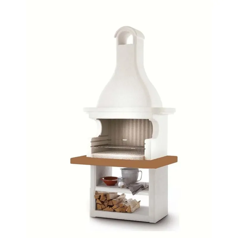 Flitsaanbieding Barbecue a carbonella Palazzetti Portorose griglia 76x40 cm in cemento