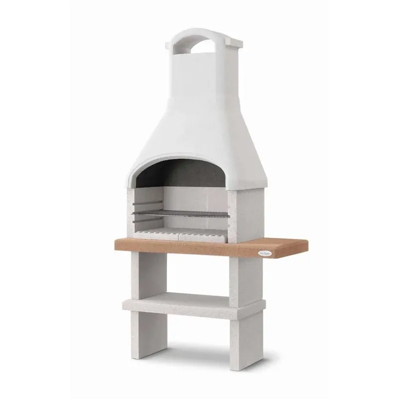 Veilige Betaling Barbecue a carbonella Palazzetti Rimini griglia 68x40 cm in cemento