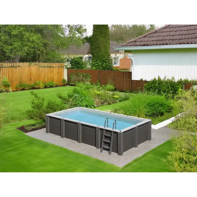 Piscina fuori terra in composite Avantgarde Nova 595x315 H 126 cm con faretto Korting
