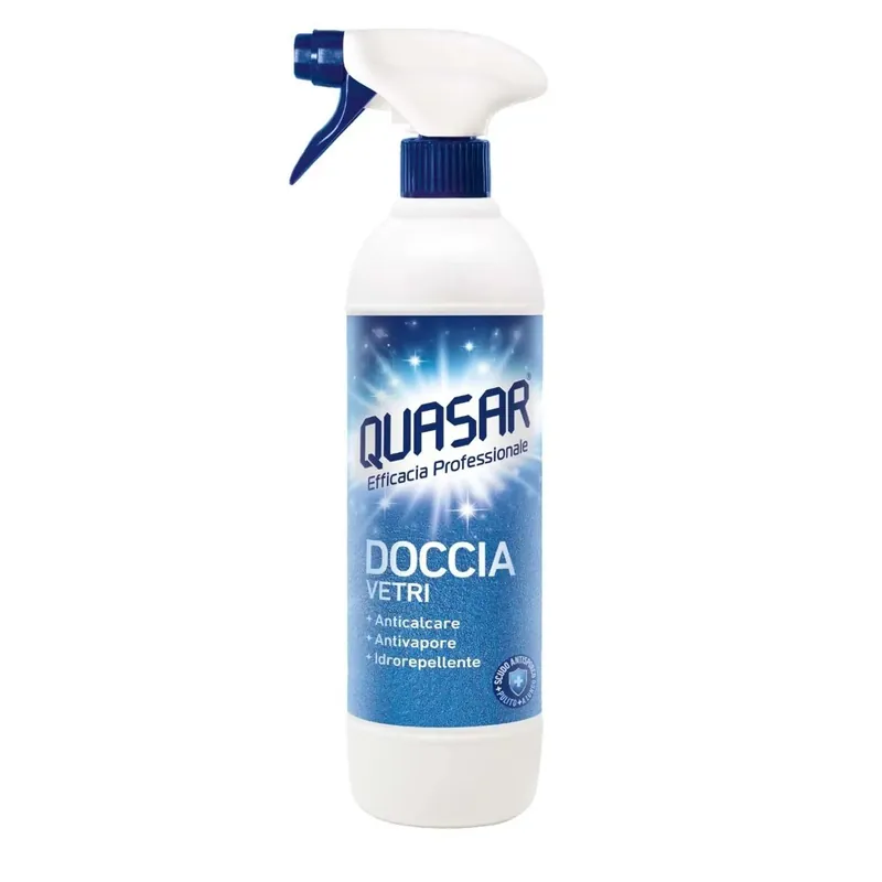 Quasar box doccia e vetri detergente spray anticalcare 680 ml Laatste Kans