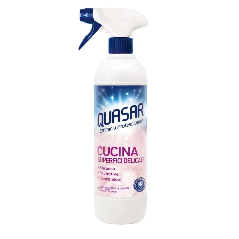 Quasar cucina superfici delicate detergente sgrassatore spray 680 ml Superprijs