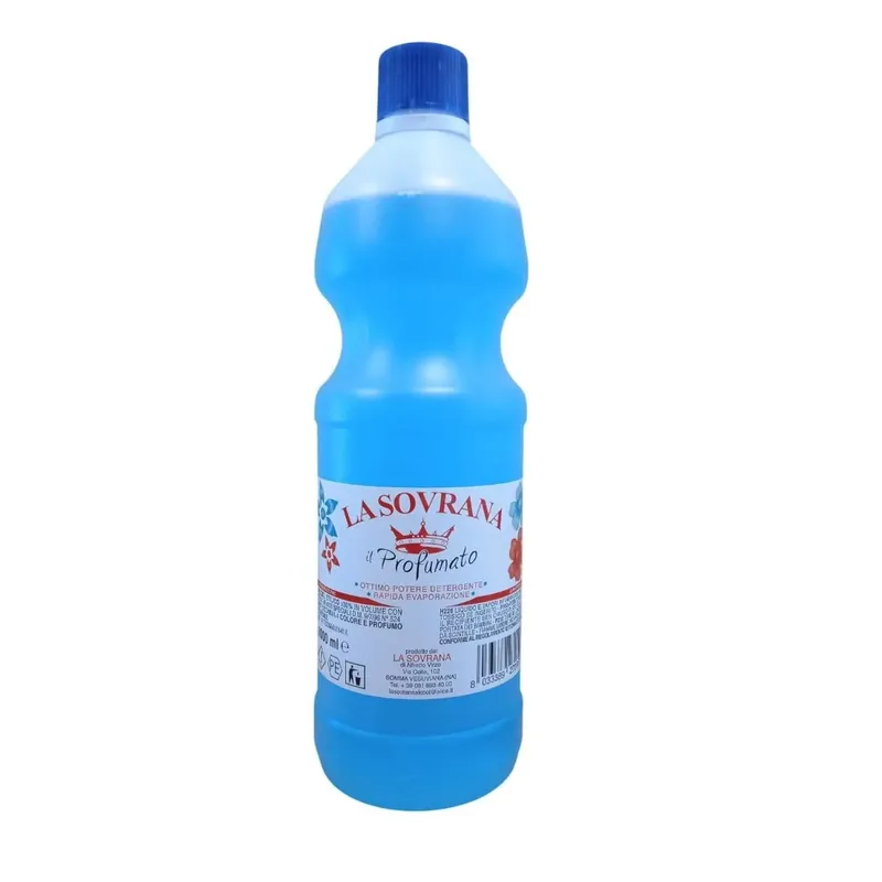 Gecertificeerd Alcool profumato blu detergente brillantante per superfici 1 l