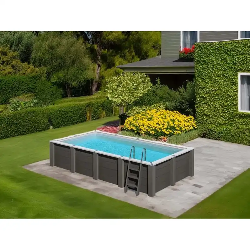 Beperkt Aanbod Piscina fuori terra in composite rettang Avantgarde Nova Gre 595x315 H126 cm