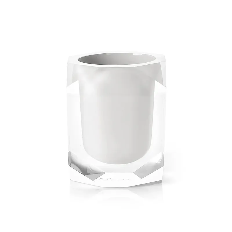 Bestseller Portaspazzolini Chanelle in resina bianco