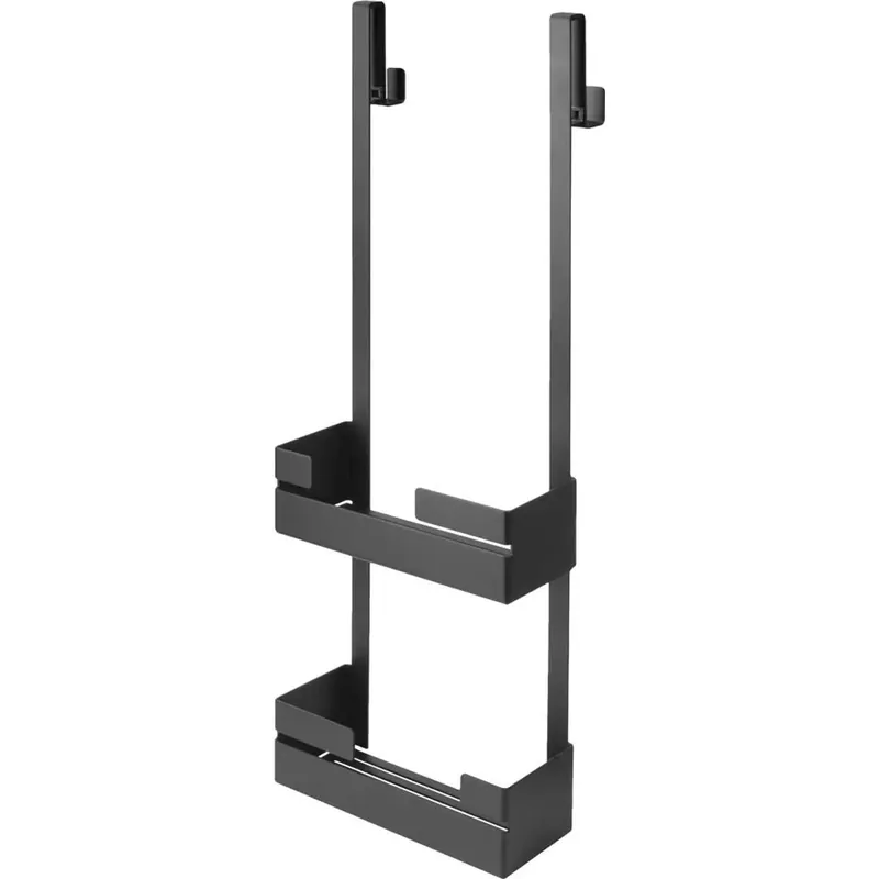 Actieprijs Mensola doccia Idrostile con ganci 250x760 mm nero