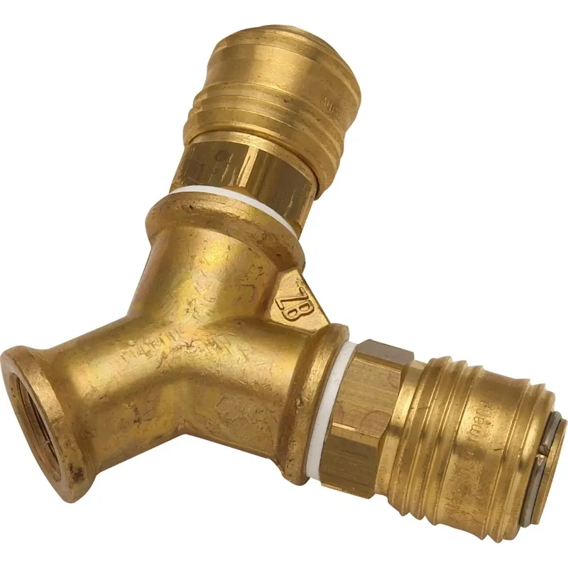 LUX-TOOLS Distributore aria compressa a 2 vie 14,9 mm (G 3/8") Nu Kopen