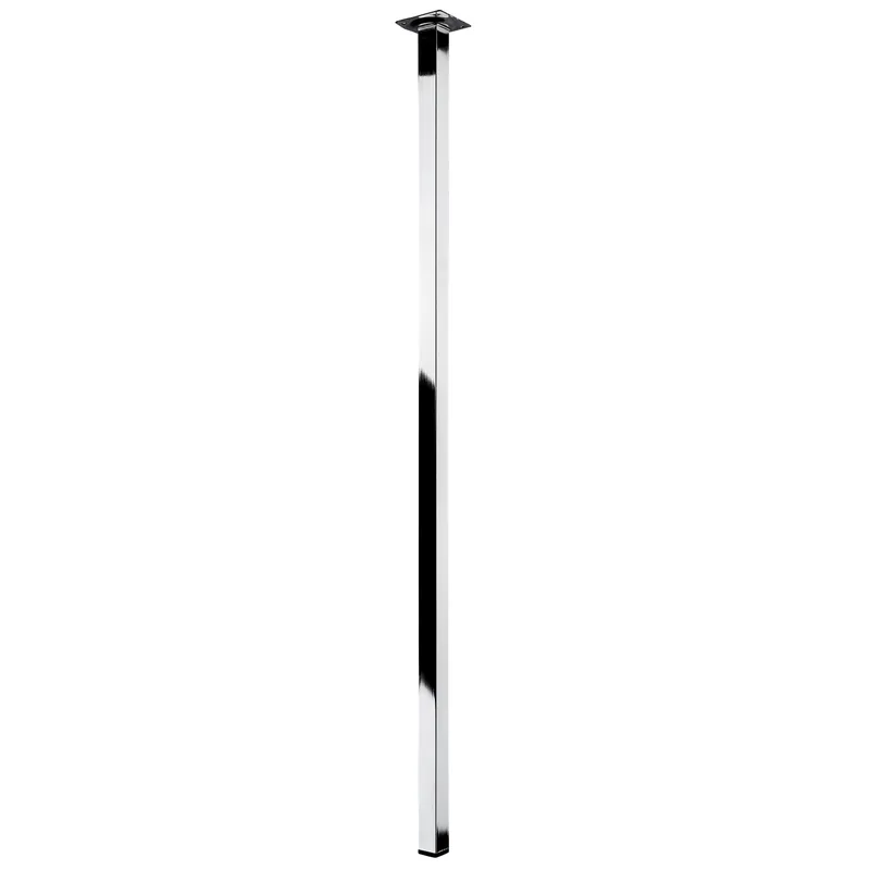 Piede per mobili acciaio cromato 25x25x900 mm Beperkte Voorraad
