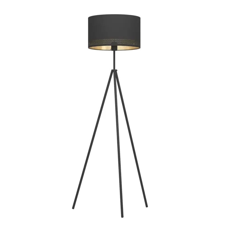 Lampada a stelo Eglo Esteperra 1 luce Nero Oro E27 40 W Nu Kopen