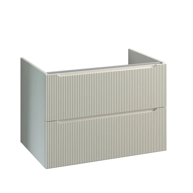 Mobile bagno base laterale sospesa Dune 79x54x45 cm bianco crema Tijdelijk Beschikbaar