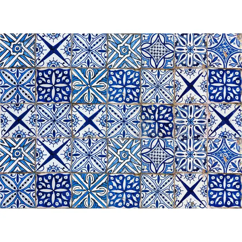 Fabrieksprijs Paraschizzi cucina adesivo Blue Azulejos 47x65 cm