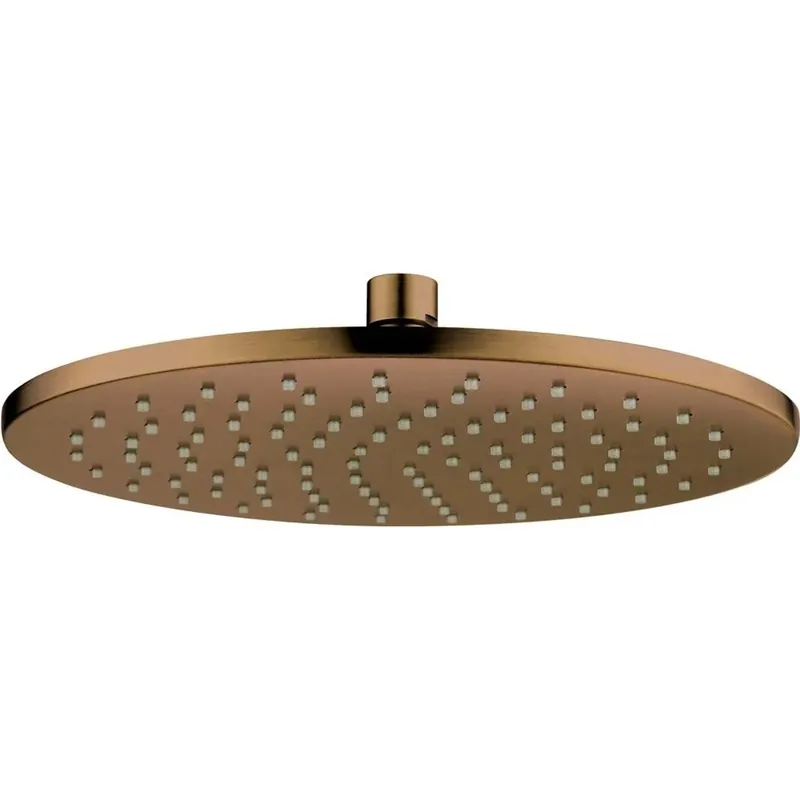 Populair Soffione doccia rotondo ø250 mm Camarioca 1 bronzo spazzolato
