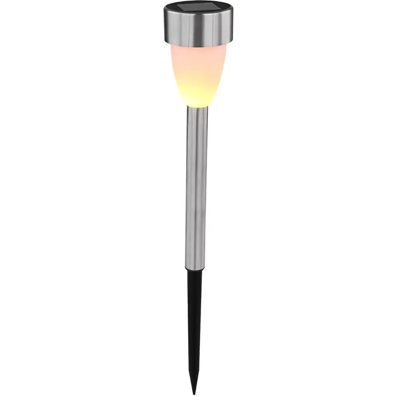 Premium Torcia solare a LED Globo Ø 5,5x36,5 cm in acciaio inox 3 pz