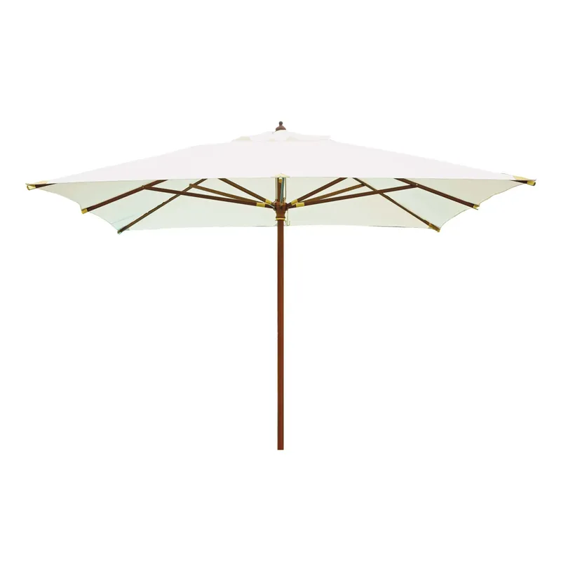 Op = Op Ombrellone da giardino a palo centrale 4011E 300x400 cm ecrù