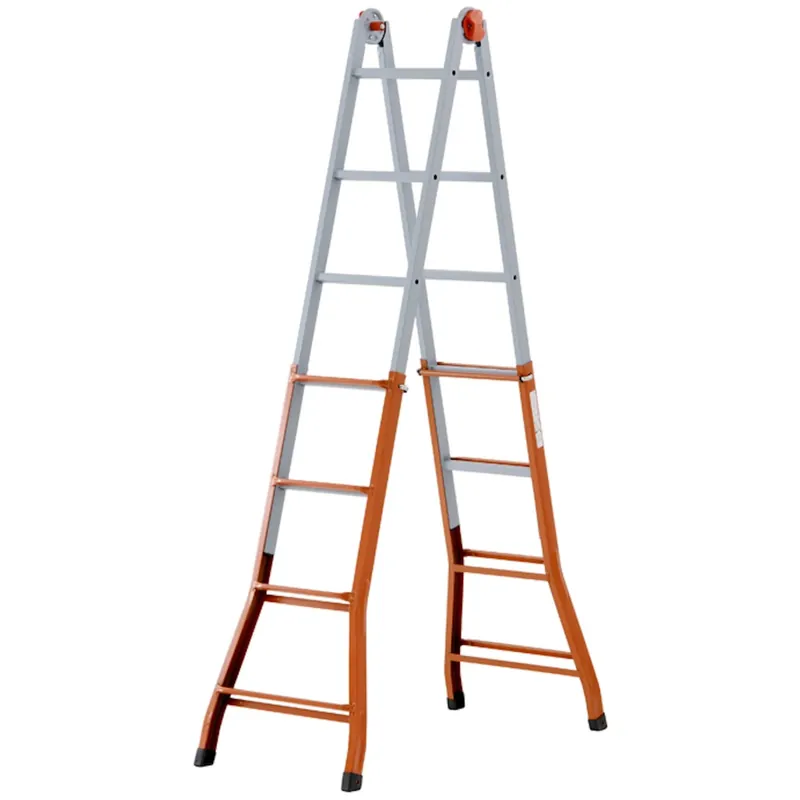 Scala telescopica in acciaio multifunzione Peppina FE 4+5 gradini P max 100 kg Nu Kopen