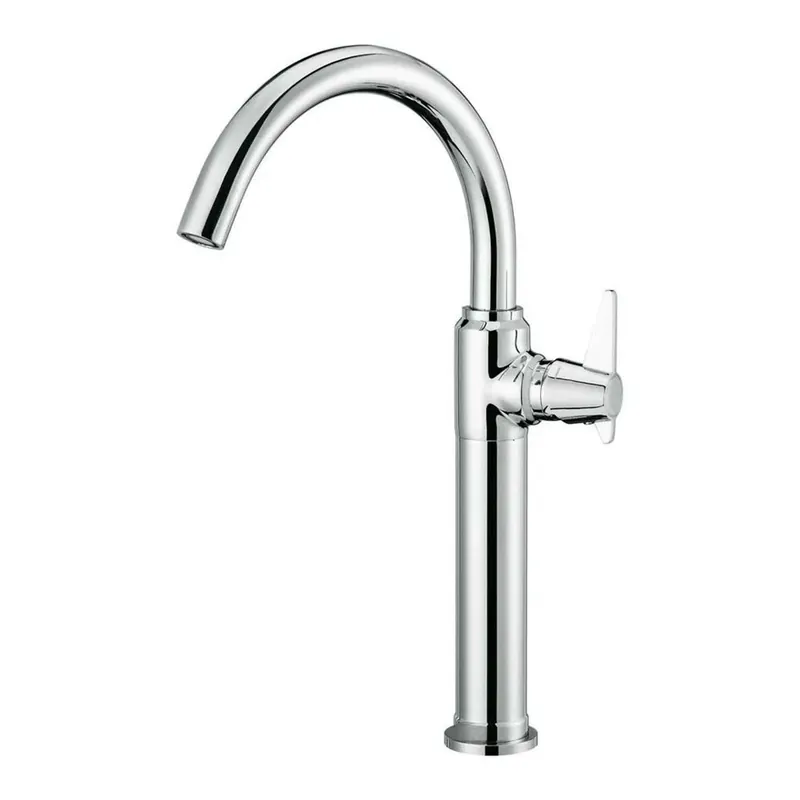 Miscelatore lavabo Madruga alto cromo H80 L270 P420 mm Must-Have