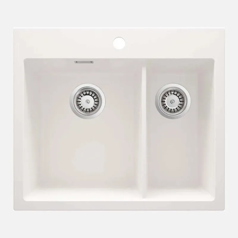 Lavello 1.5 vasche Idrostile Güines 520x203 mm Alabastro Aanbieding