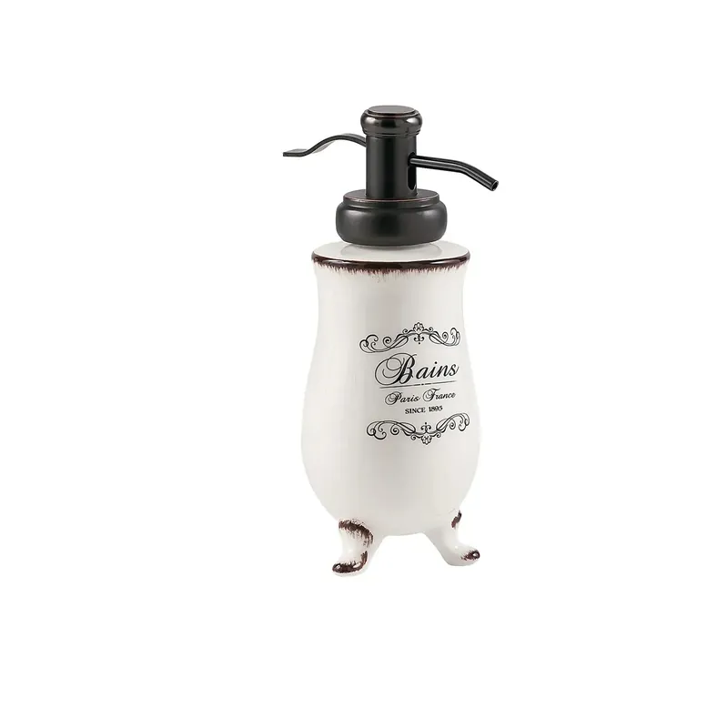 Dispenser sapone Amelie in ceramica bianco Lage Prijs