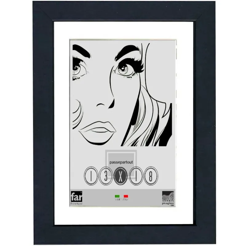 Cornice da muro Boyd con passpartout nero 40x50 cm Favoriet