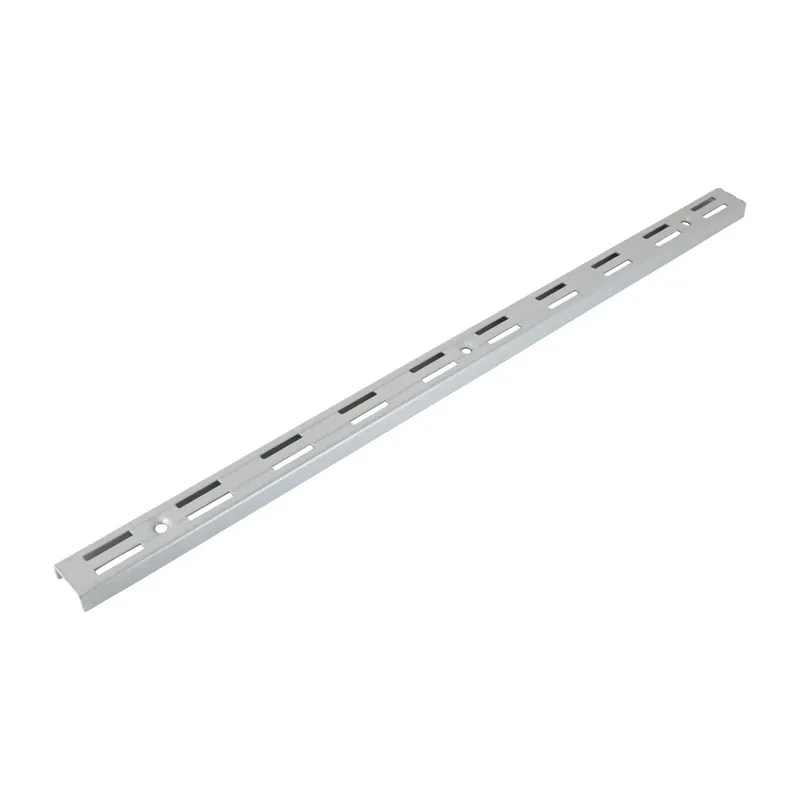 Cremagliera doppia in alluminio 1500 mm argento Seizoensaanbieding