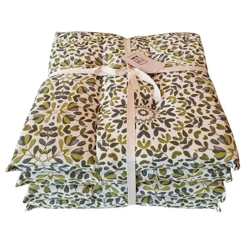 Coprisedia relax Bloom 40x40 cm verde 4 pz Actieprijs