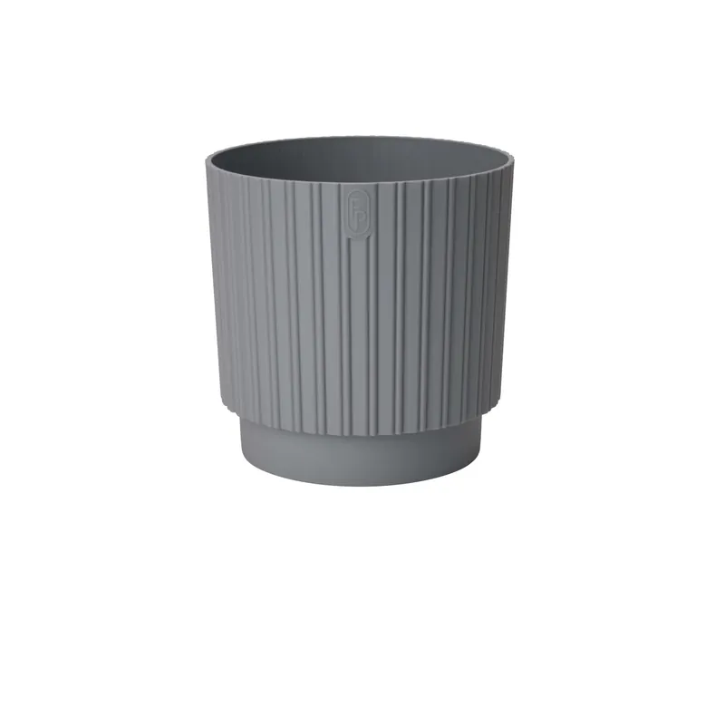 Vaso cyli petit in plastica Ø 14 cm platino Hete Deal