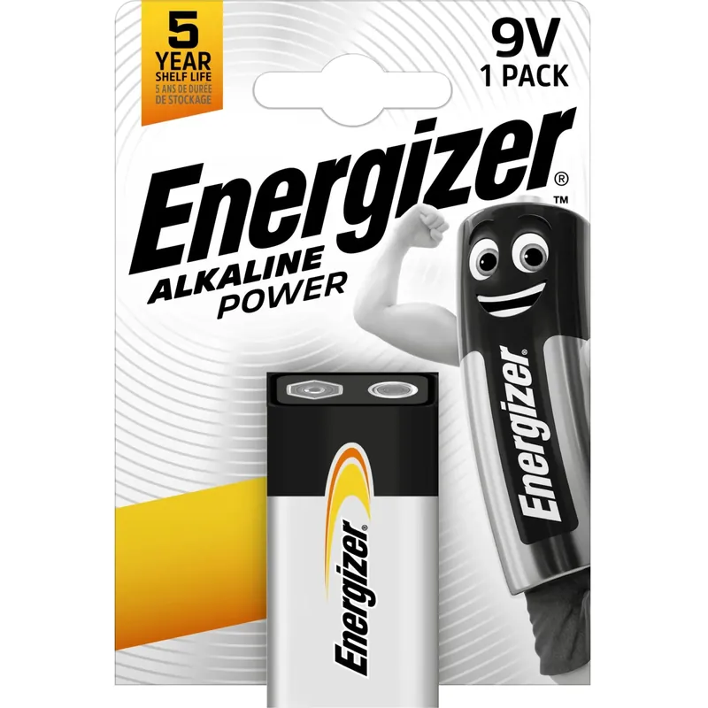 Pila alcalina Energizer ALK POWER 9V E-Block 1 pz Veilige Betaling