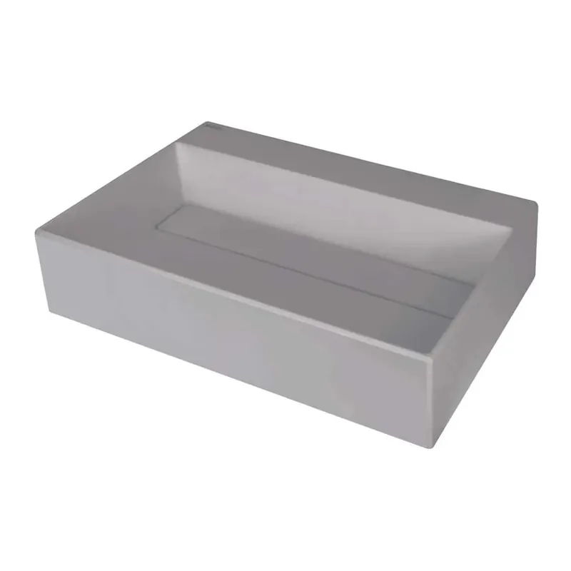 Lavabo da appoggio ovale Puerto Padre Idrostile foro rubinetto Grigio met Populair