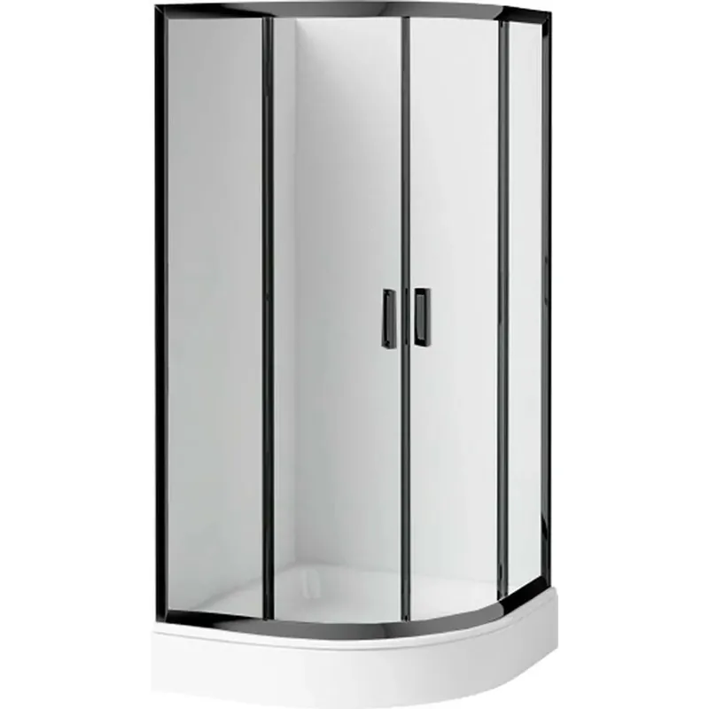 Populair Cabina doccia Juraguá con piatto semicircol Caimito Idrostile 900x1850 mm bianco