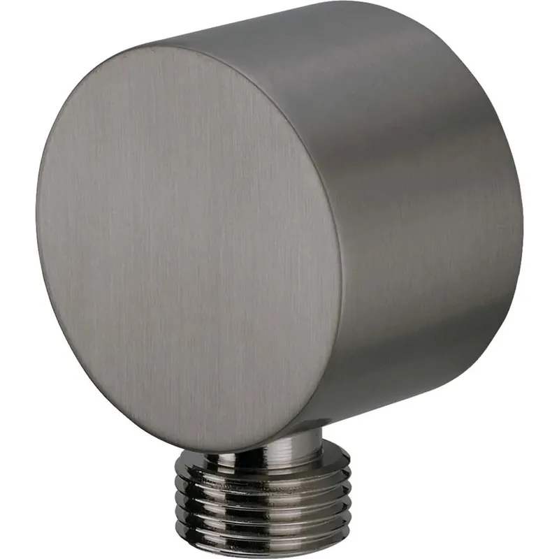 Connettore angolato flessibile rotondo Idrostile Titanium titanio Koop Vandaag
