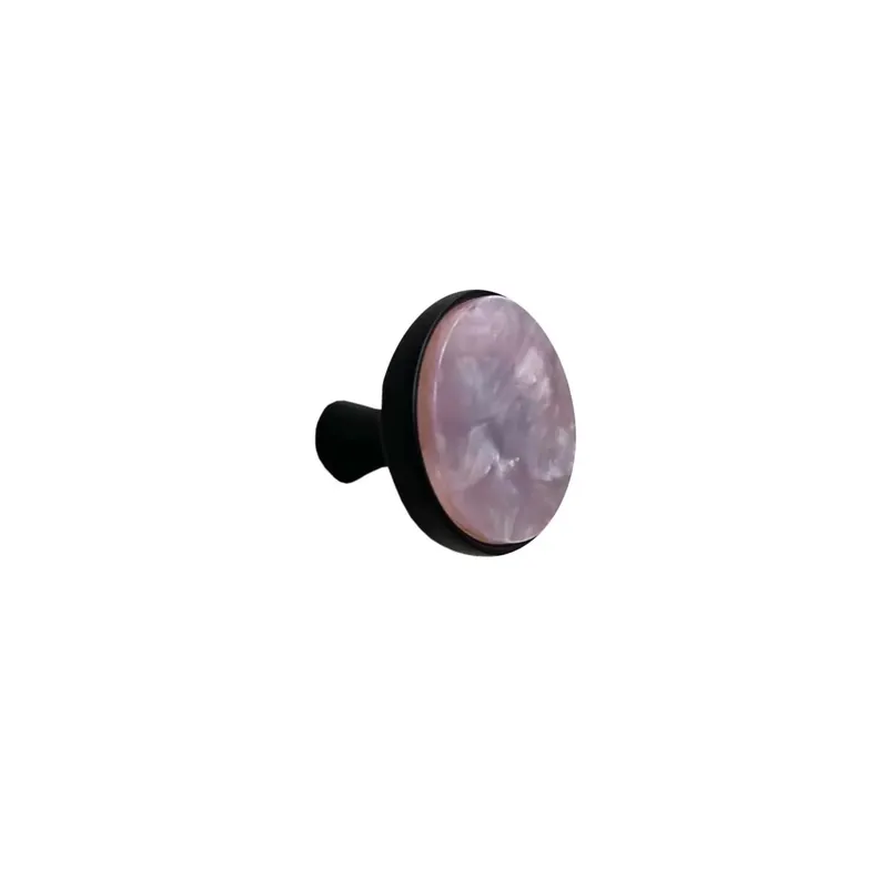 Fabrieksprijs Pomolo in plastica e zama 31x31x27 mm rosa e nero