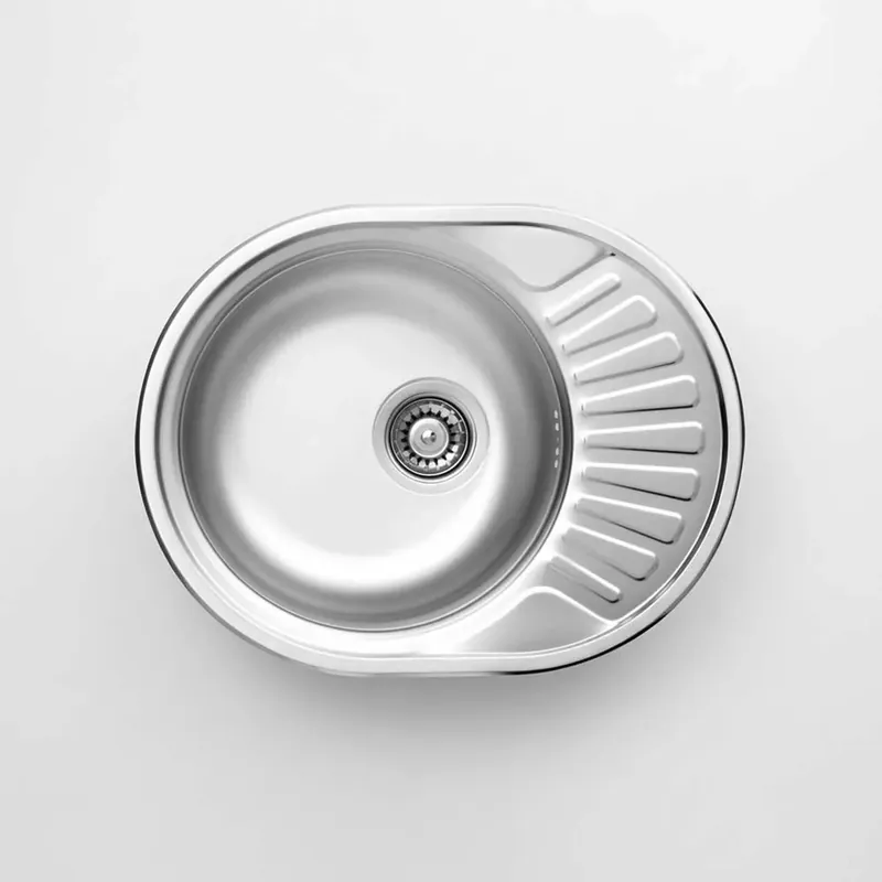 Voordeelprijs Lavello 1 vasca con gocciolatoio Idrostile Baracoa 445x160 mm acciaio inox