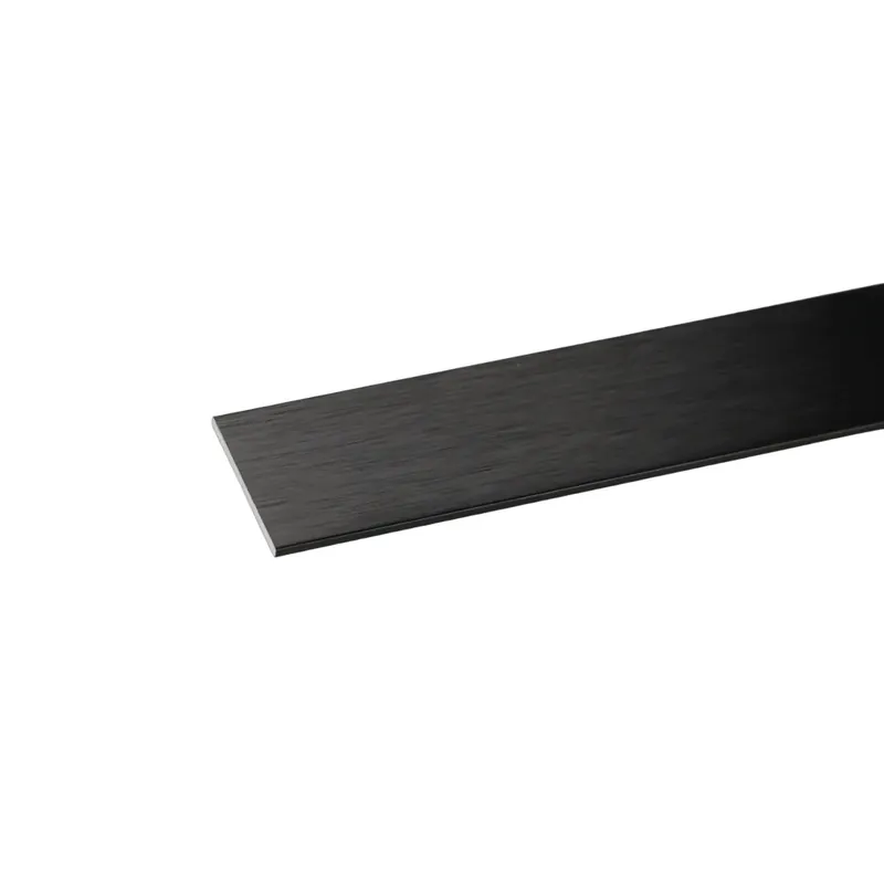 Superprijs Profilo piatto 2 m 30x2 mm nero spazzolato