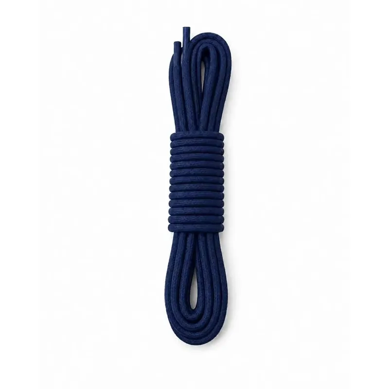 Beperkt Aanbod Lacci per scarpe rotondi fini 75 cm blu navy
