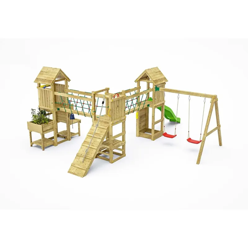 Bestel Nu Gioco da giardino Optimizer scivolo e altalene 612 x 518 x h257cm