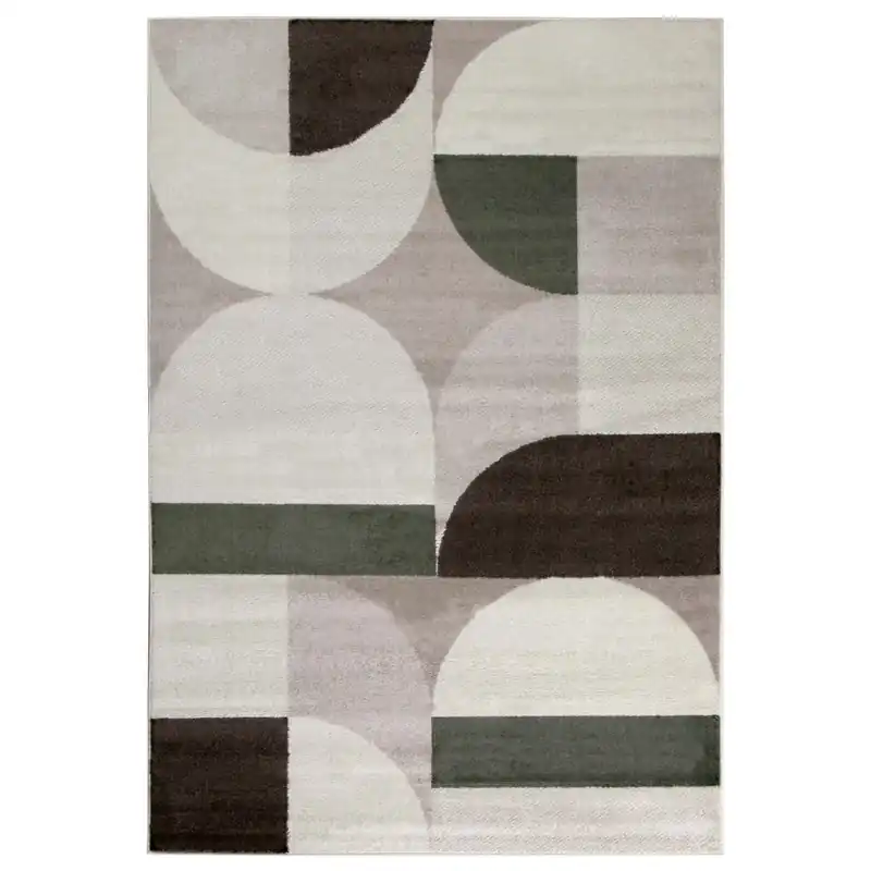 Alleen Vandaag Tappeto Brooklyn verde-marrone 133x190 cm