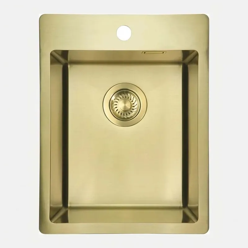 Lavello 1 vasca Idrostile Ciego de Ávila 505x200 mm oro spazzolato Fabrieksprijs
