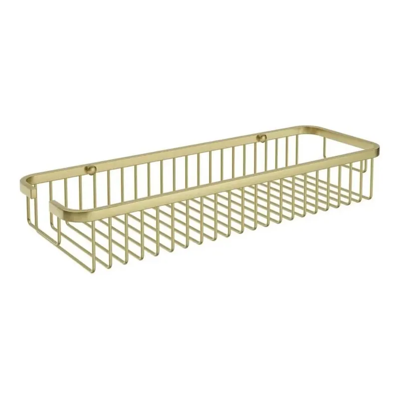 Portaoggetti doccia Idrostile 392x60 mm Oro spazzolato Tijdelijk Beschikbaar