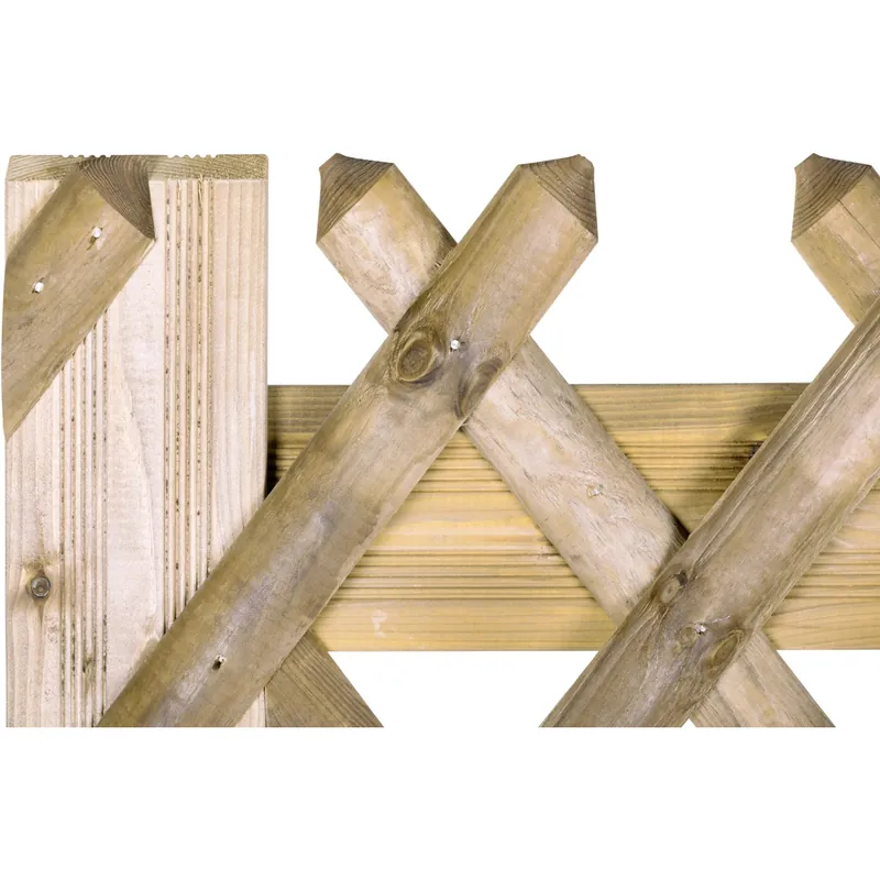 Must-Have Cancello incrociato in legno 80x100 cm