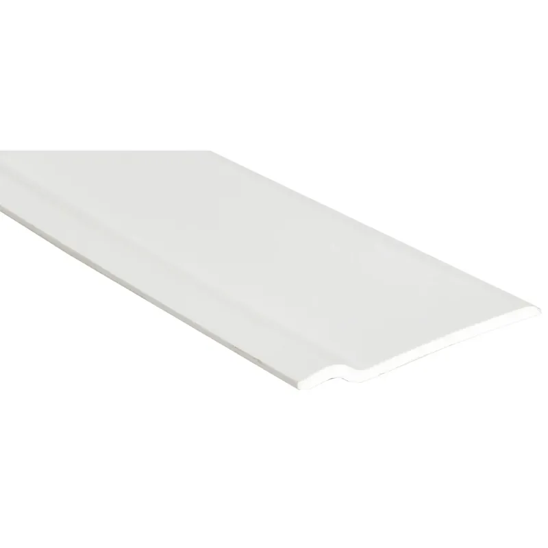 Betrouwbaar Battiscopa in PVC bianco H 7 cm