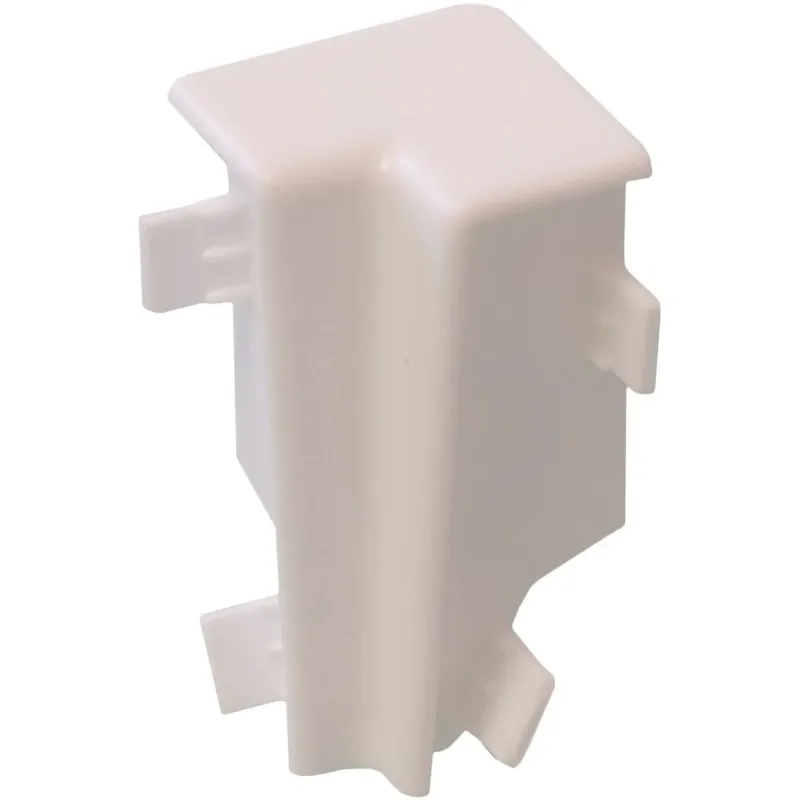 Snelle Levering Angolo battiscopa interno in plastica bianco 60x20 mm 2 pz