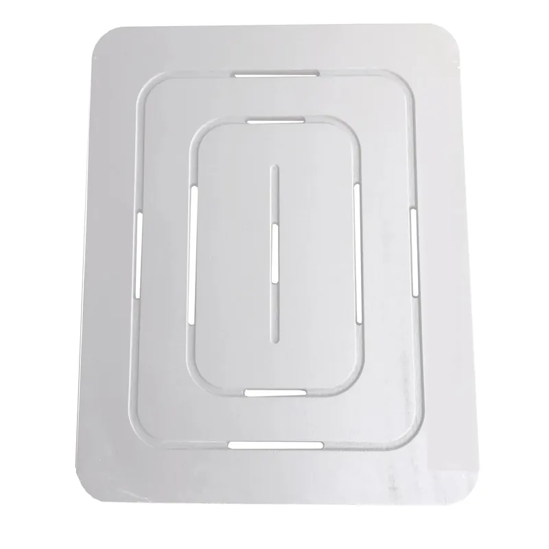 Op = Op Pedana doccia in Okumè Marino 54x68 cm bianco