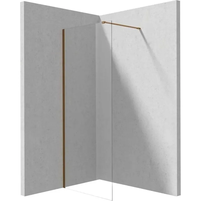 Koop Online Parete doccia a scomparsa Idrostile 700x1950 mm bronzo spazzolato
