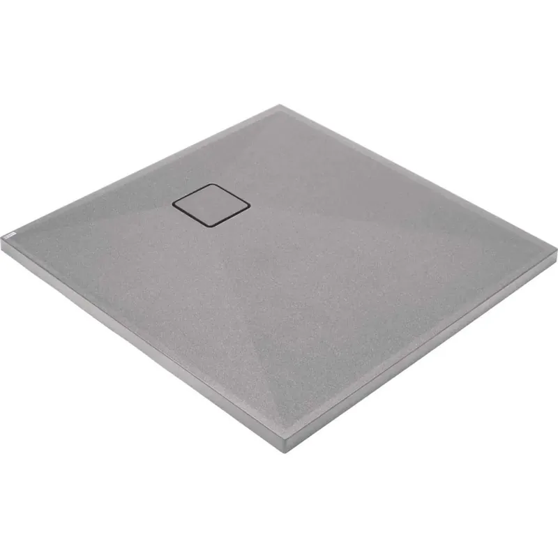 Piatto doccia granito Idrostile Puerto Padre 90x90 cm grigio metallizzato Betaalbaar