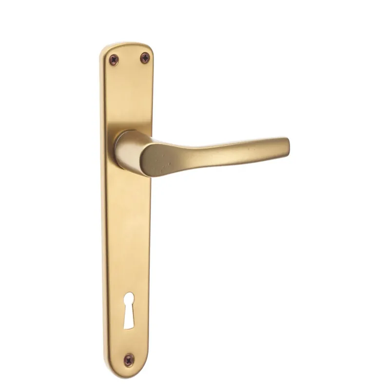 Maniglia Bica alluminio con placca foro patent bronzata Merkproduct