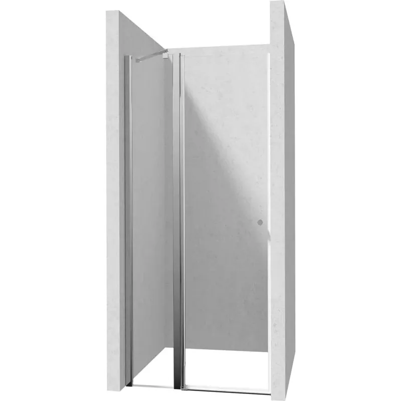 Porta doccia girevole Idrostile 110x200 cm Cromo Populair