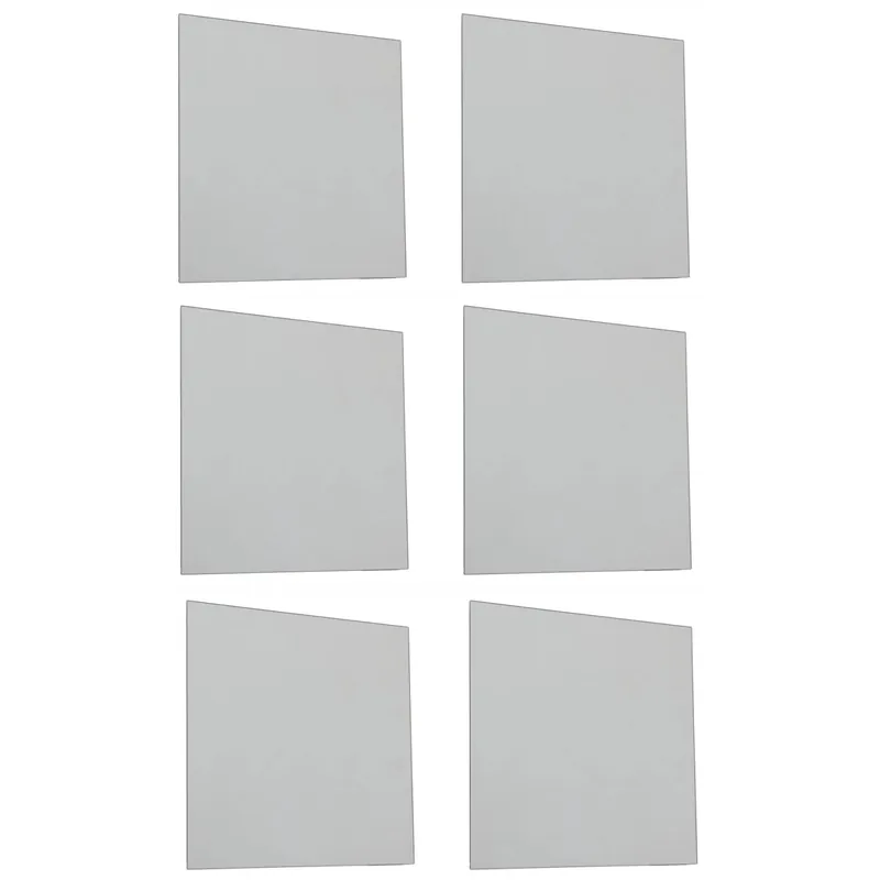 Kit specchi a filo lucido Simply 10 cm x 10 cm 4 pz Gratis Retour