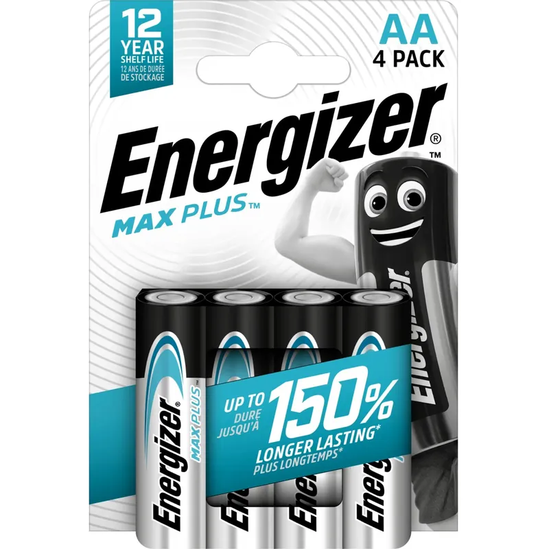 Laatste Kans Pila alcalina Energizer MAX PLUS ALK AA Mignon 4 pz