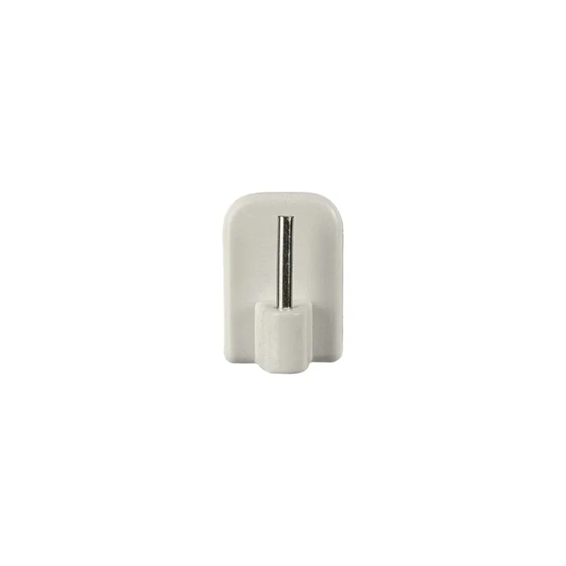 Gancio adesivo in plastica bianco Premium