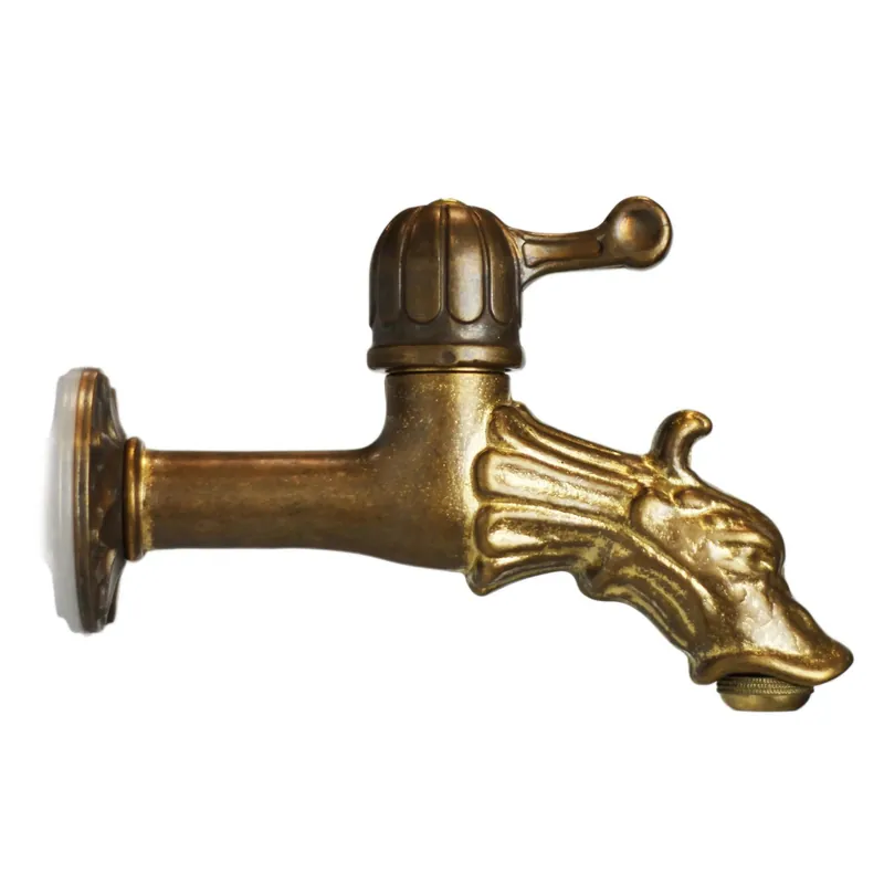 Laatste Kans Rubinetto da esterno ornamentale in ottone bronzato R2 13 mm (1/2")