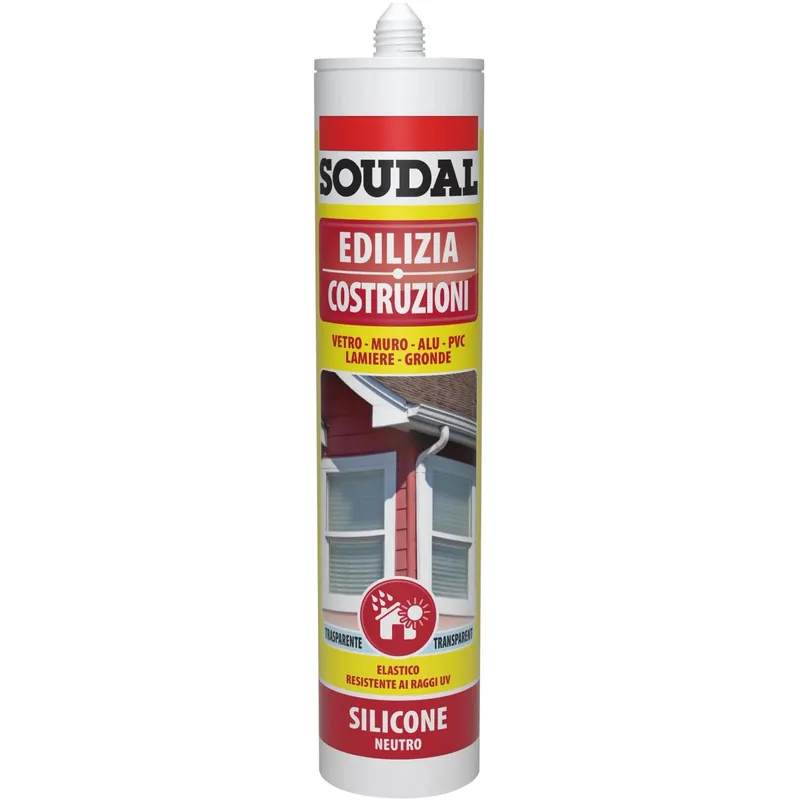 Silicone neutro per edilizia trasparente 300 ml Koop Online